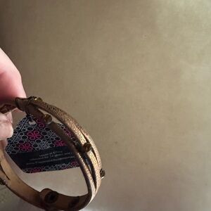 Gold Studded Bangle Bracelet